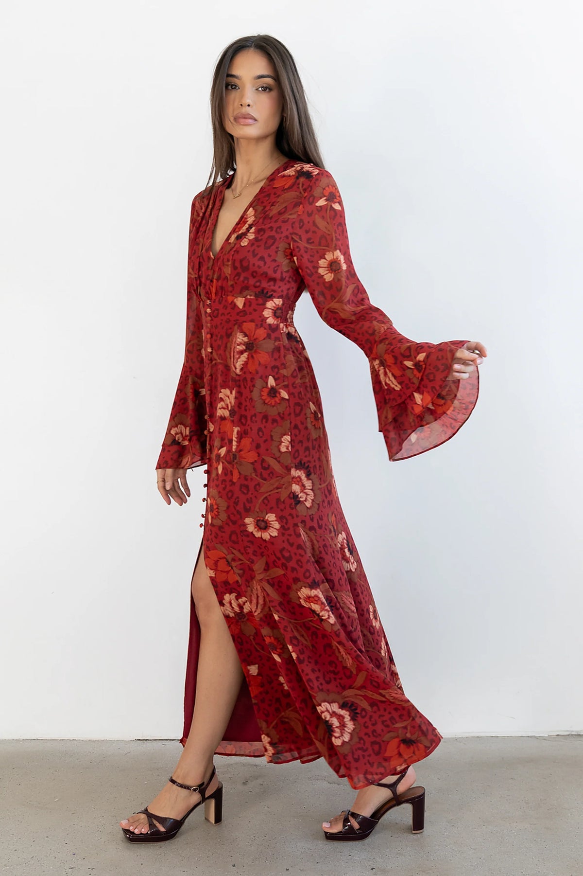 Theo Floral Maxi Dress FINAL SALE
