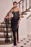 Sarah Gown Strapless Sheer Corset Dress