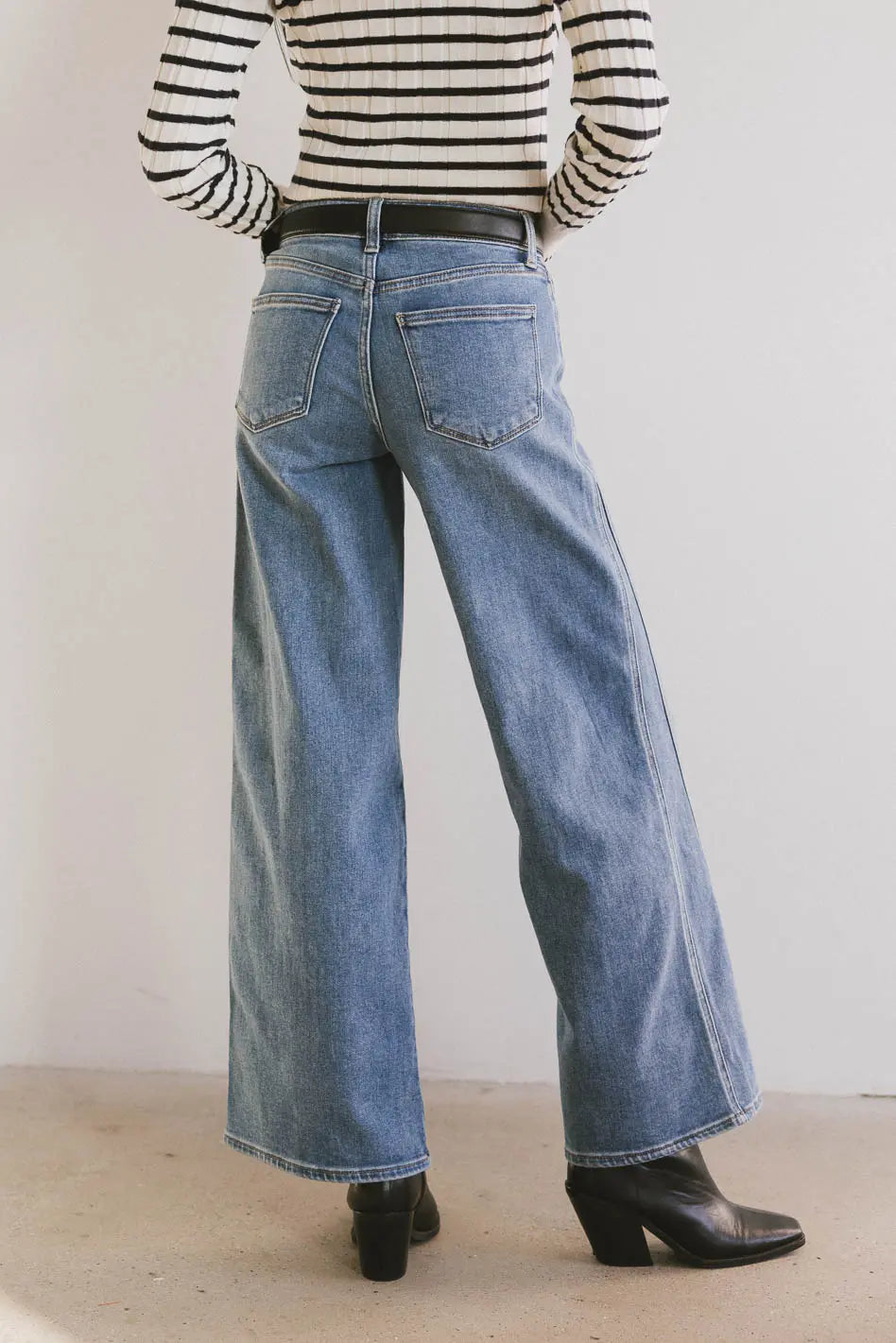 Kate Wide Leg Jeans in Medium Wash FINAL SALE