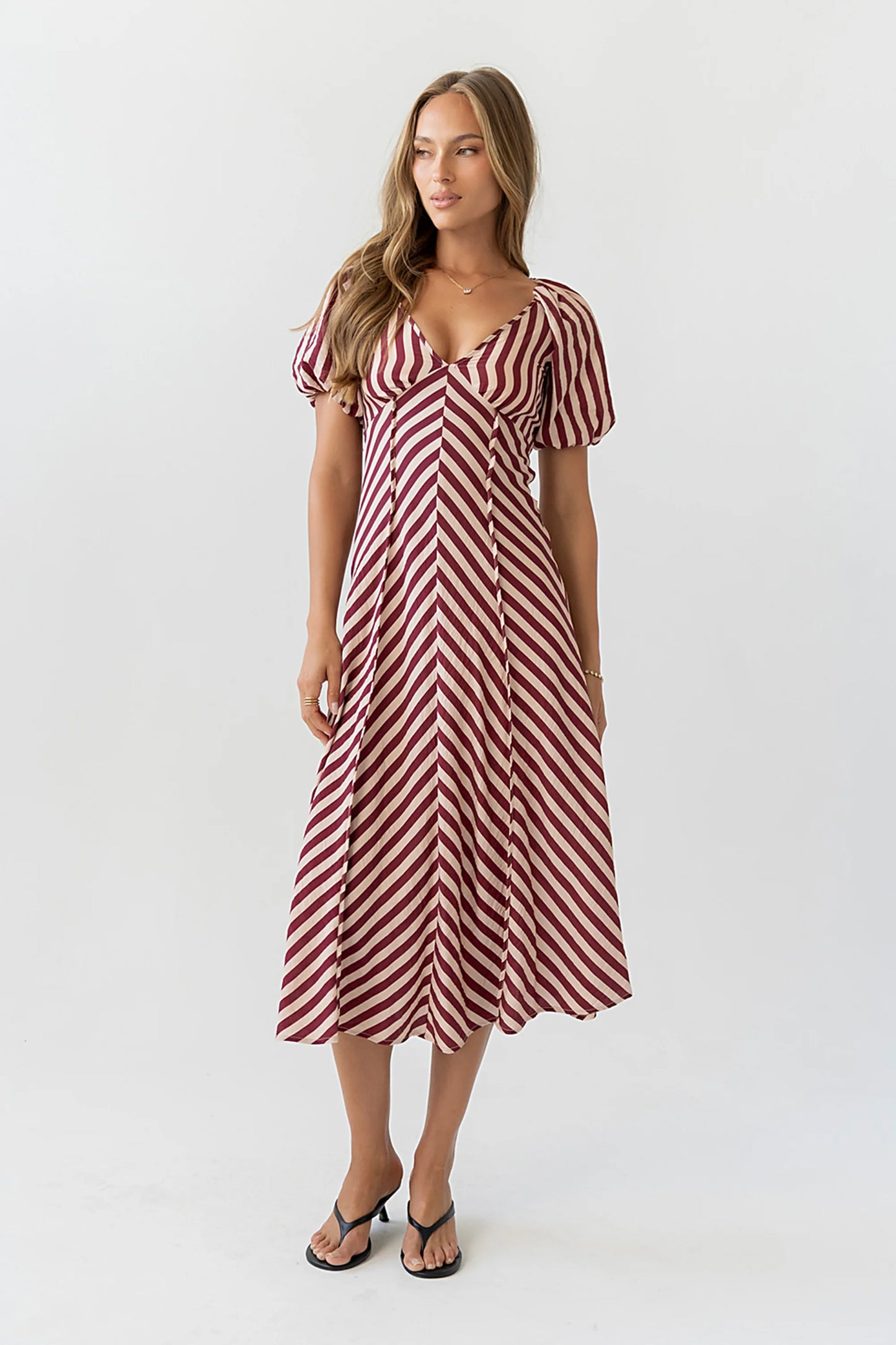 Lindsay Striped Maxi Dress