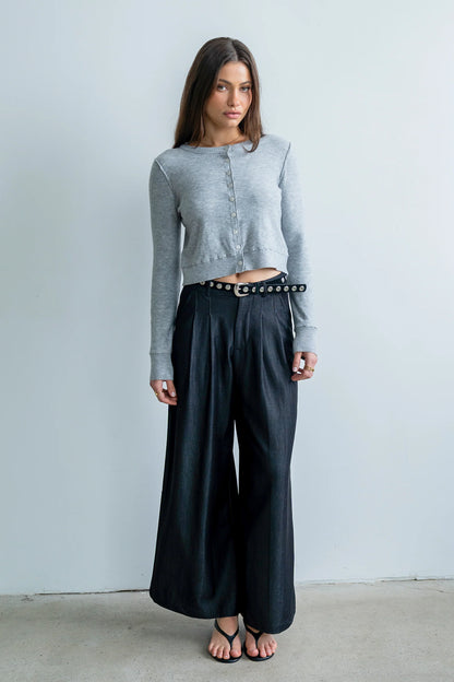 Christy Knit Sweater in Grey