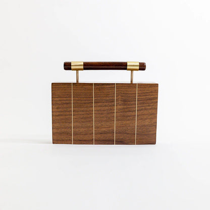 Brasswood Briefcase Clutch