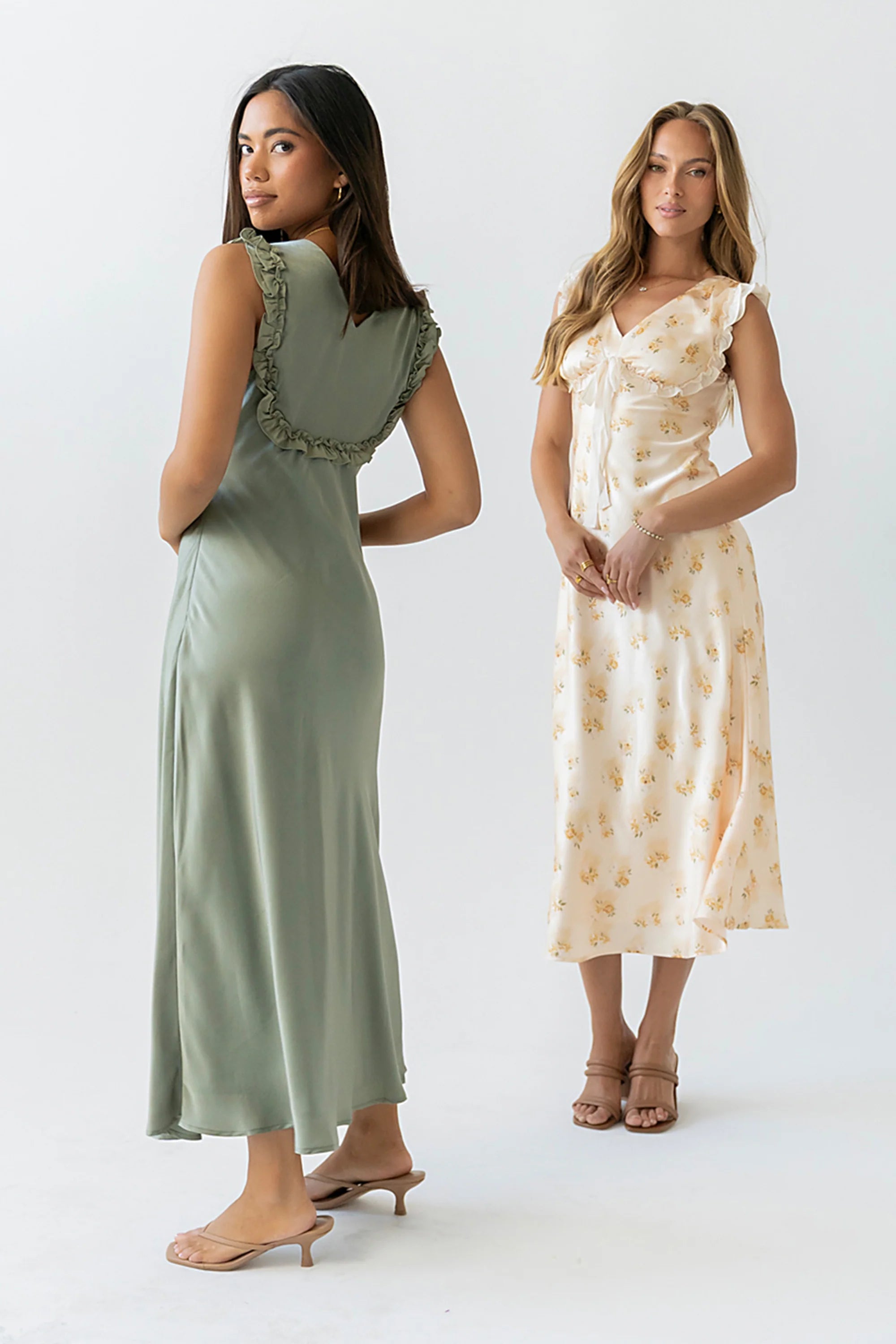 Tracey Maxi Dress in Yellow