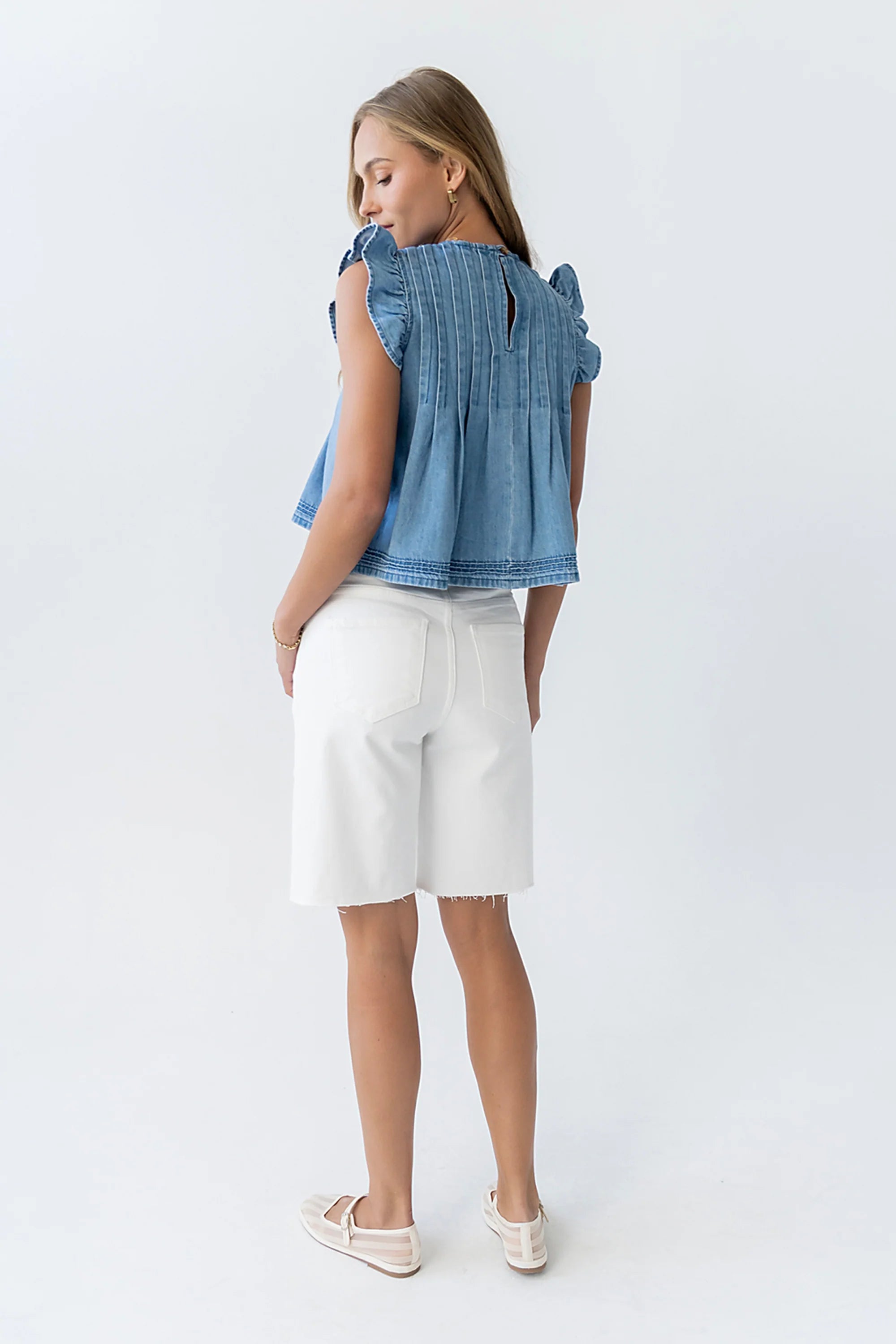 Kenna Pleated Blouse
