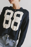 Jersey Cable Knit Sweater FINAL SALE
