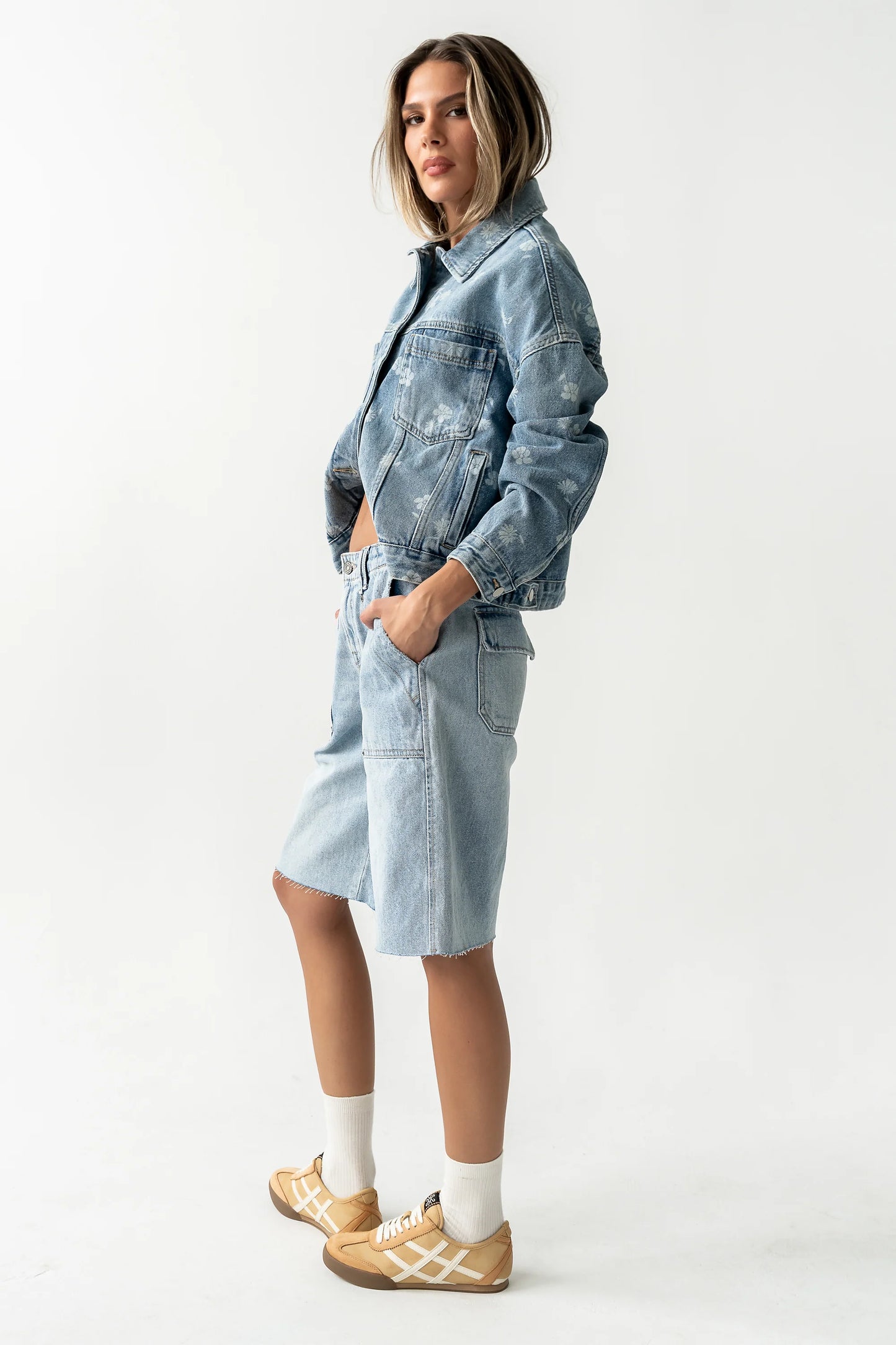 Halle Utility Bermuda Shorts