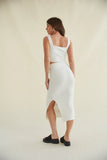 Jacqueline High Rise Knit Midi Skirt