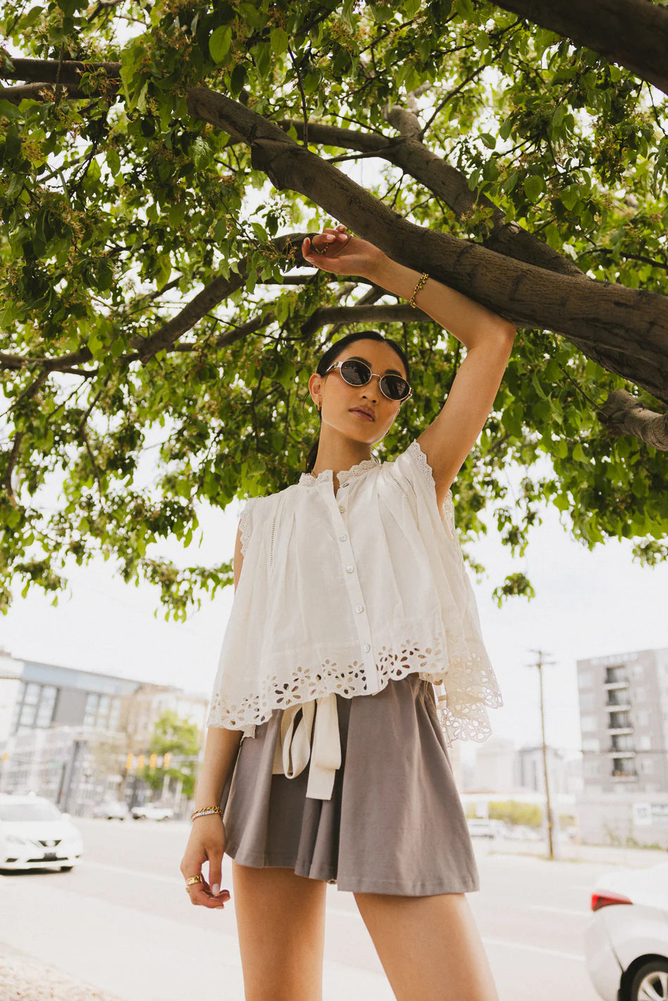 Zain Embroidered Blouse