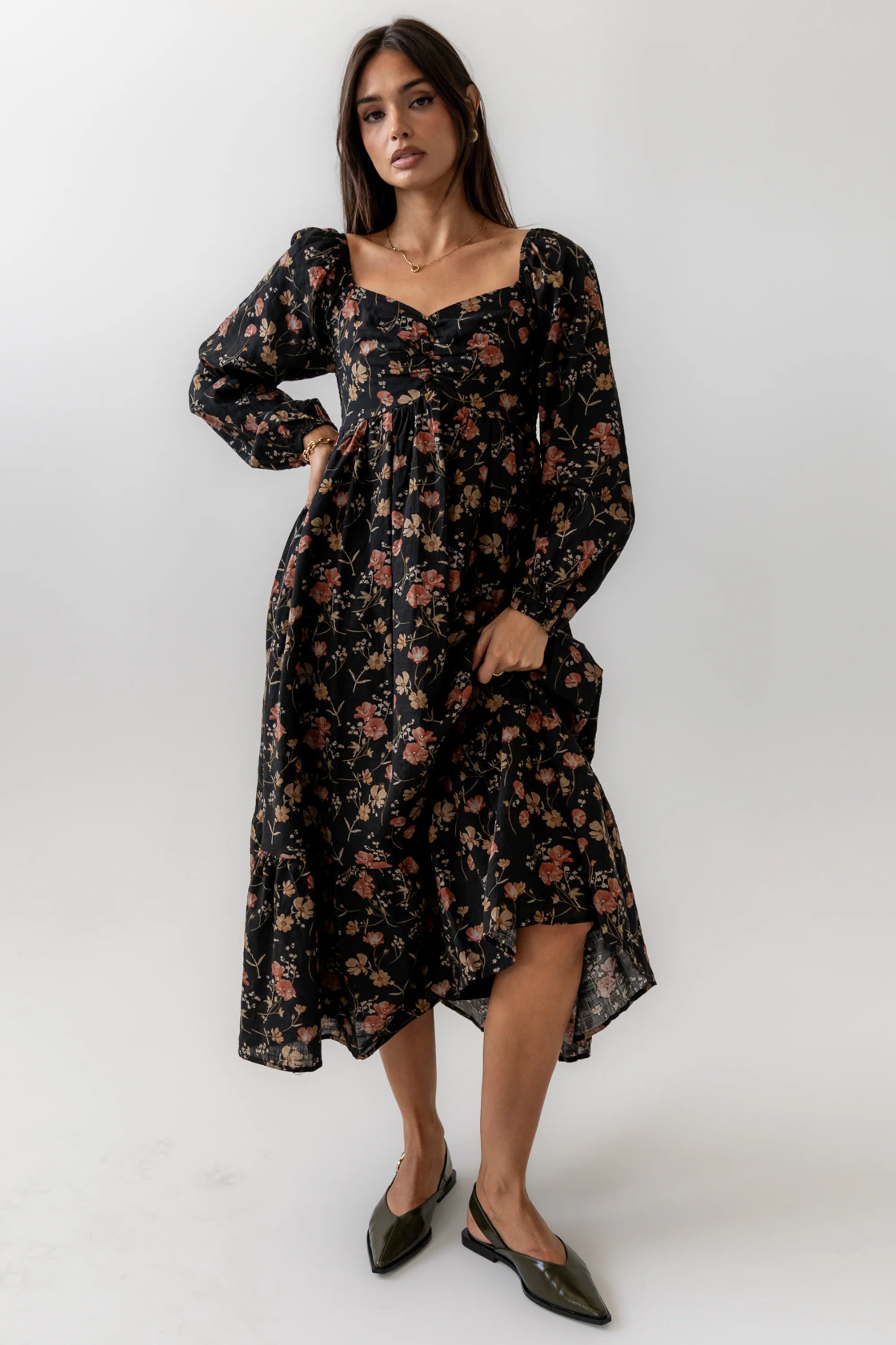 Michelle Floral Maxi Dress FINAL SALE