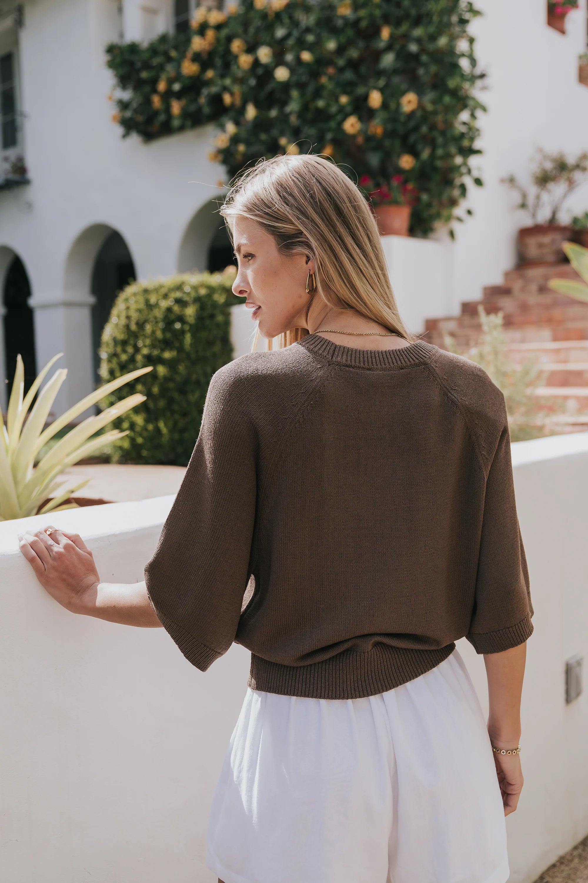 Camille Oversized Sweater in Brown