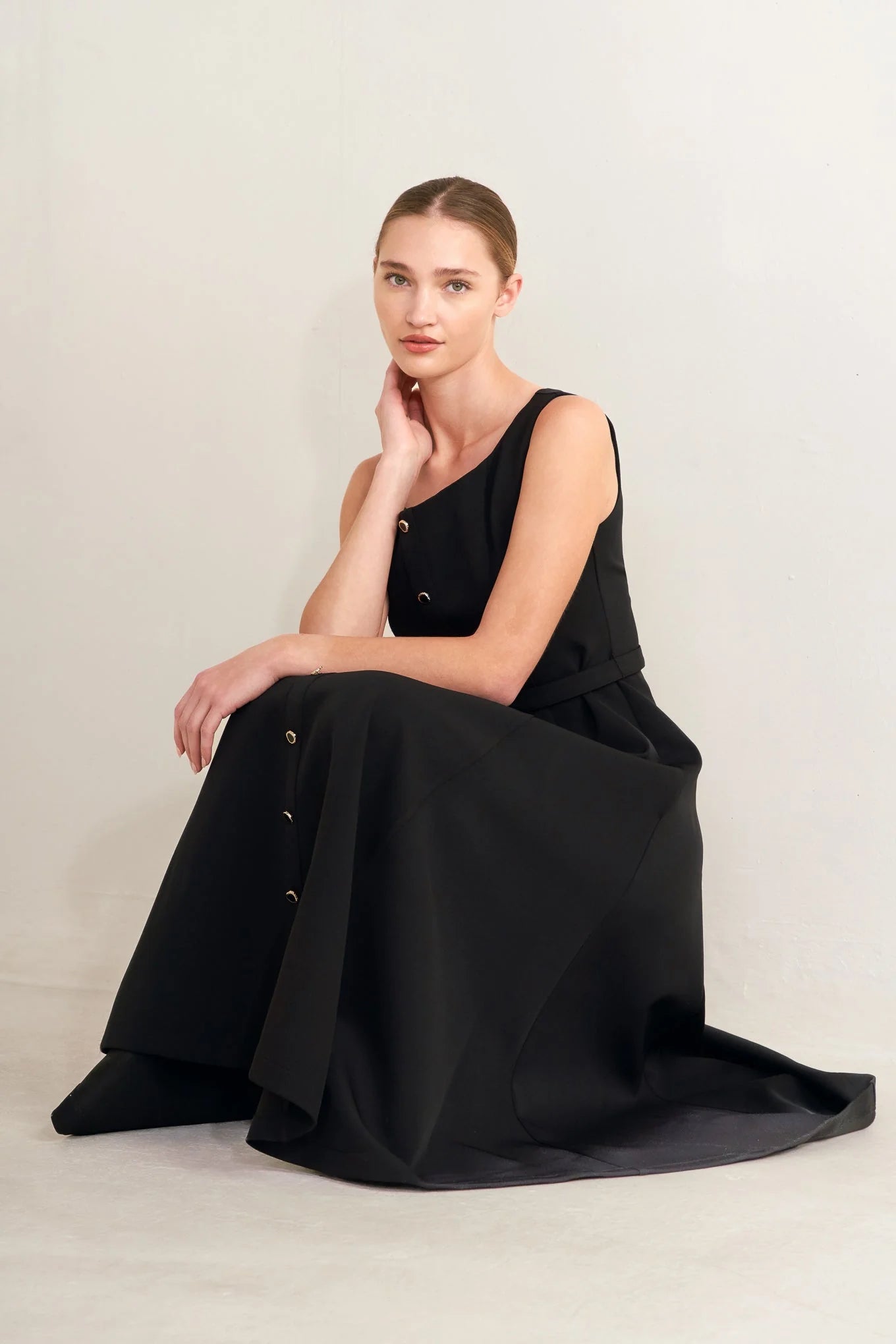 PARIS AFTER DARK MIDI DRESS
