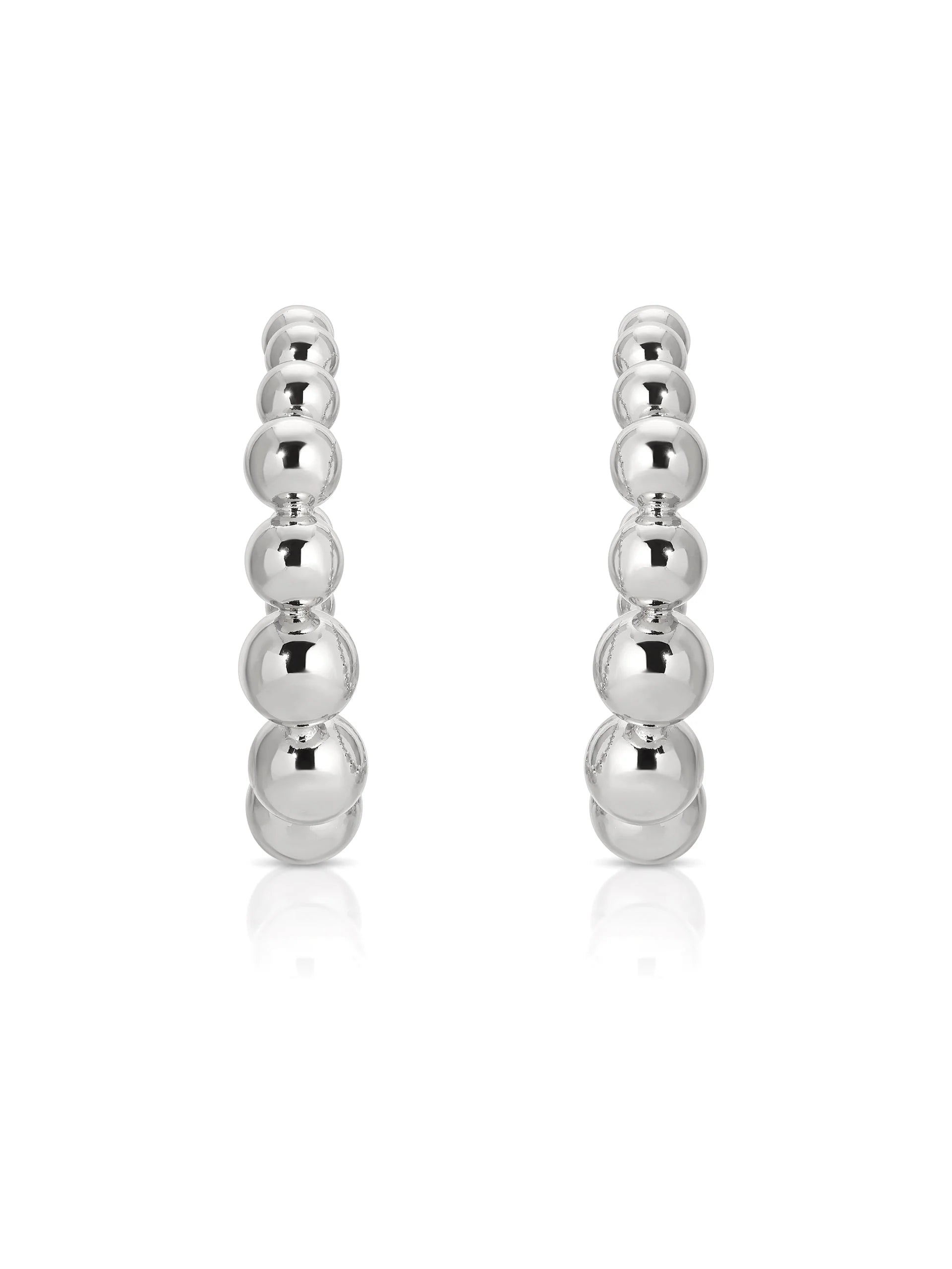 Bubble Ball Hoop Earrings