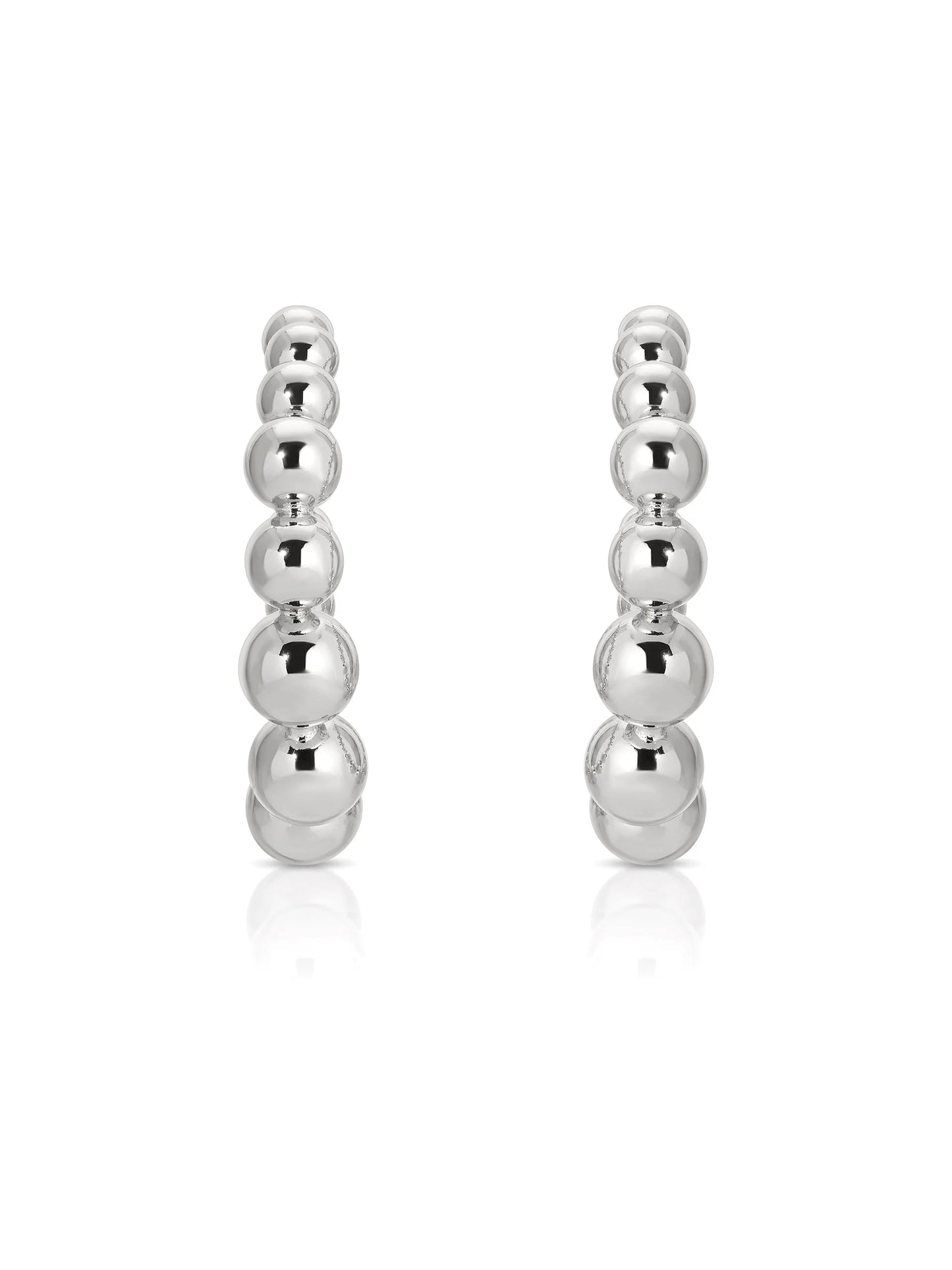 Bubble Ball Hoop Earrings
