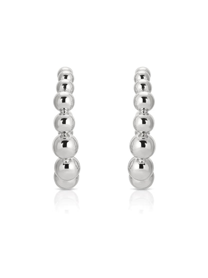 Bubble Ball Hoop Earrings