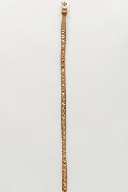 Lilah Studded Belt in Camel