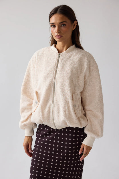 Lucie Sherpa Bomber Jacket