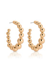 Bubble Ball Hoop Earrings