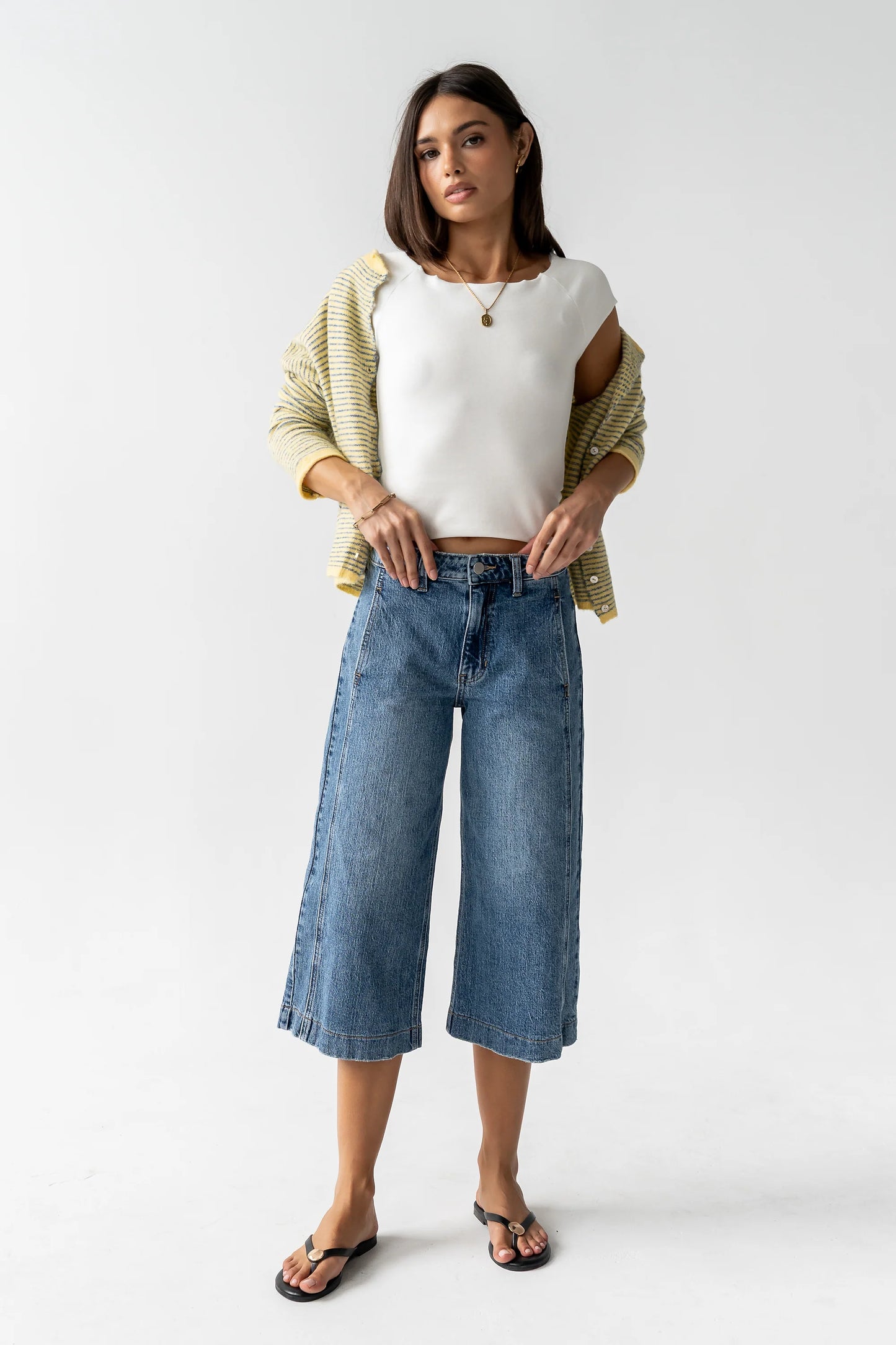 Leanne Wide Leg Capris