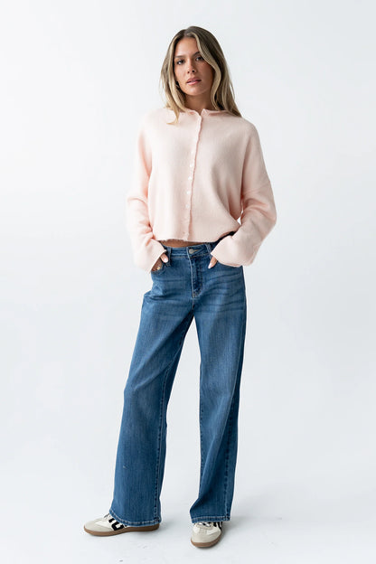 Maci Cardigan in Pink