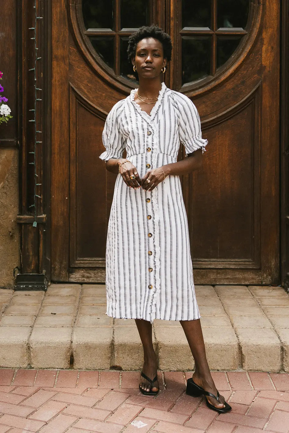 Bextor Striped Midi Dress FINAL SALE
