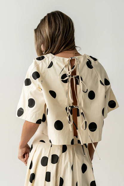 Jacklynn Polka Dot Blouse