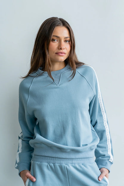 Mickey Sweatshirt in Blue