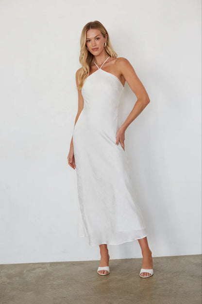 Eliana Open Back Maxi Dress