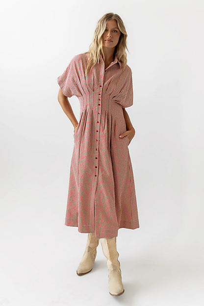 Collins Maxi Dress in Red