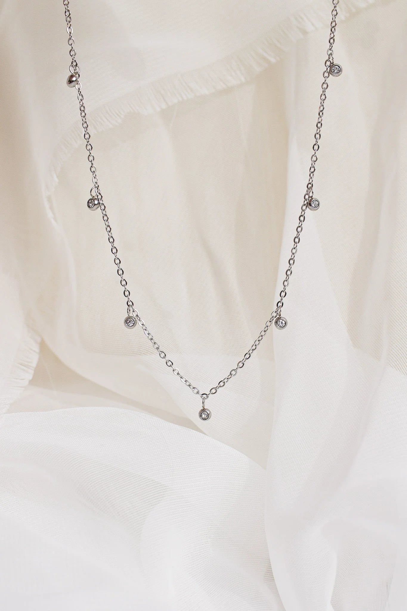 Adaline Crystal Charm Necklace