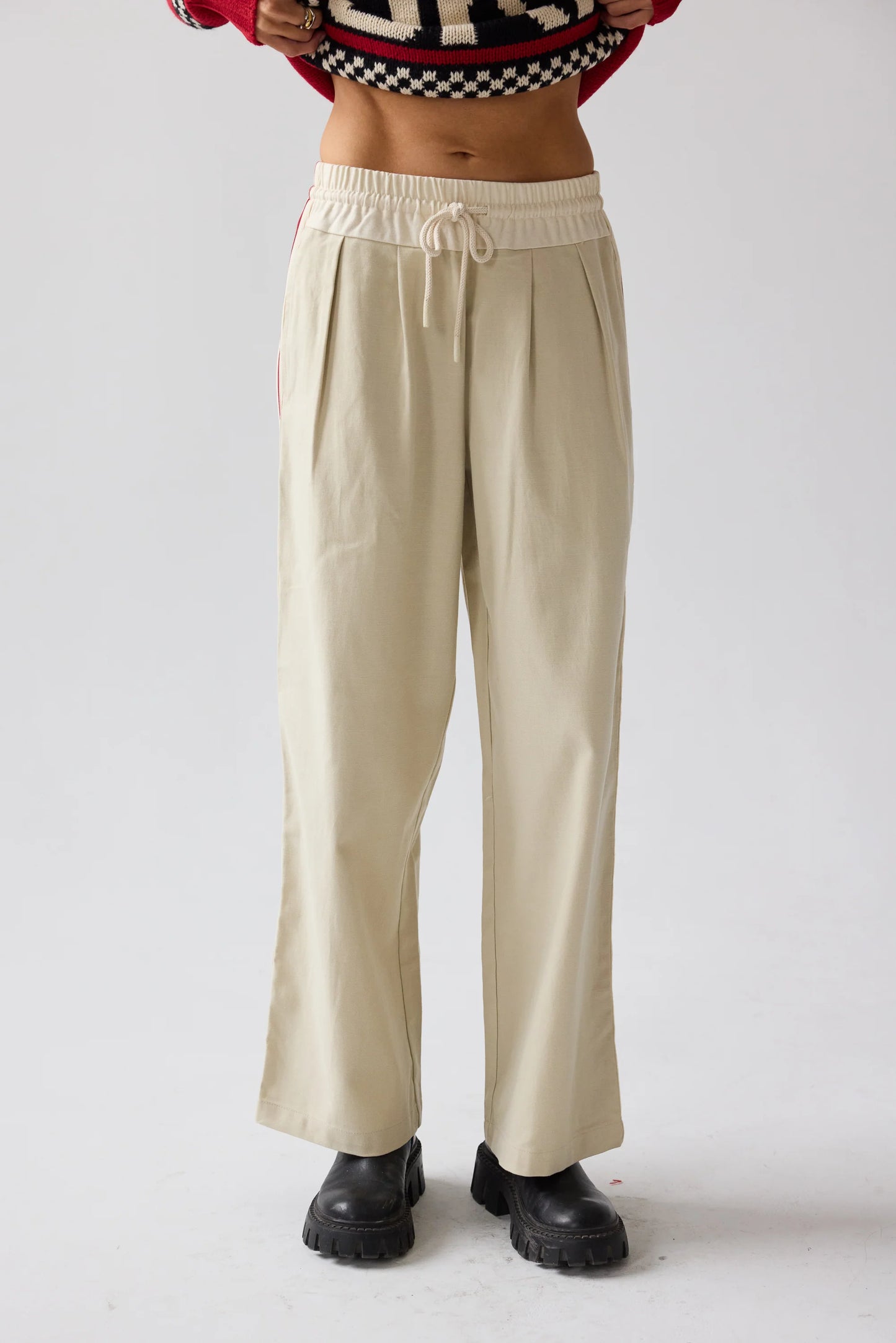 Landon Striped Wide Leg Pants