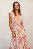 Ginny Floral Chiffon Maxi Dress