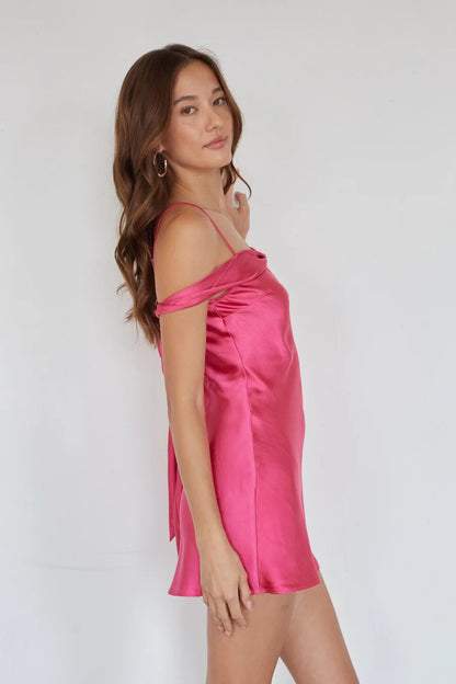 Alira Satin Mini Dress