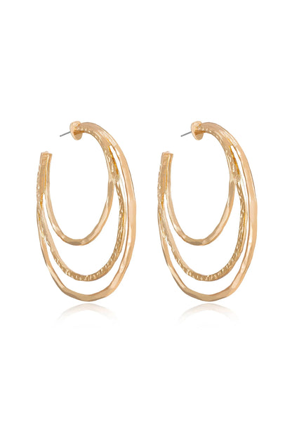 Handworked Hoop Earrings