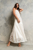 Jones Mixed Media Maxi Dress