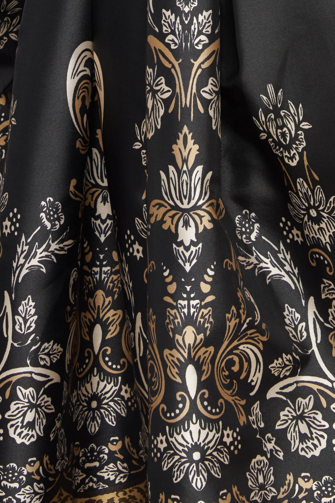 BAROQUE SPELL BLACK MIDI DRESS