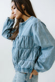 Juney Cinched Denim Jacket FINAL SALE