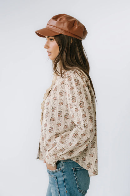 Markel Lace Trim Blouse FINAL SALE