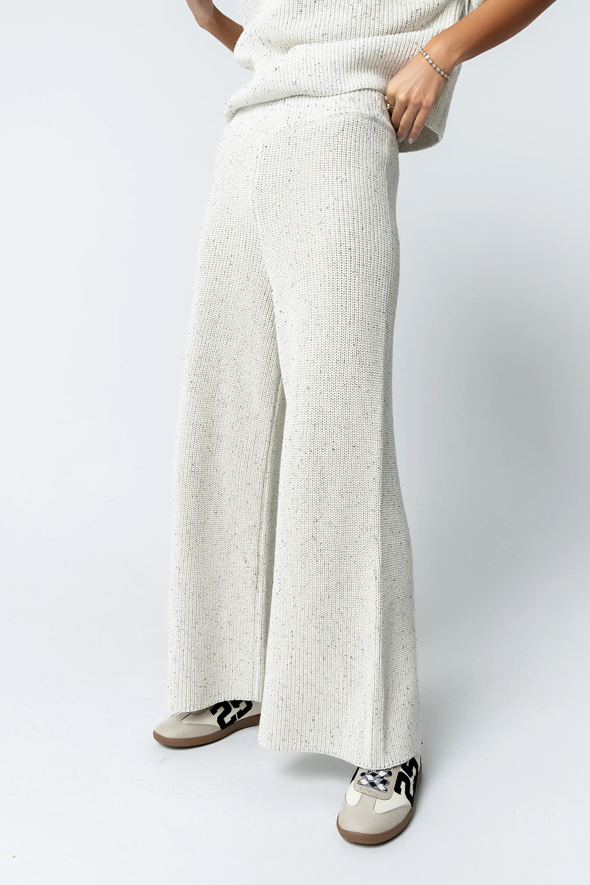 Jensen Speckled Wide Leg Pants FINAL SALE