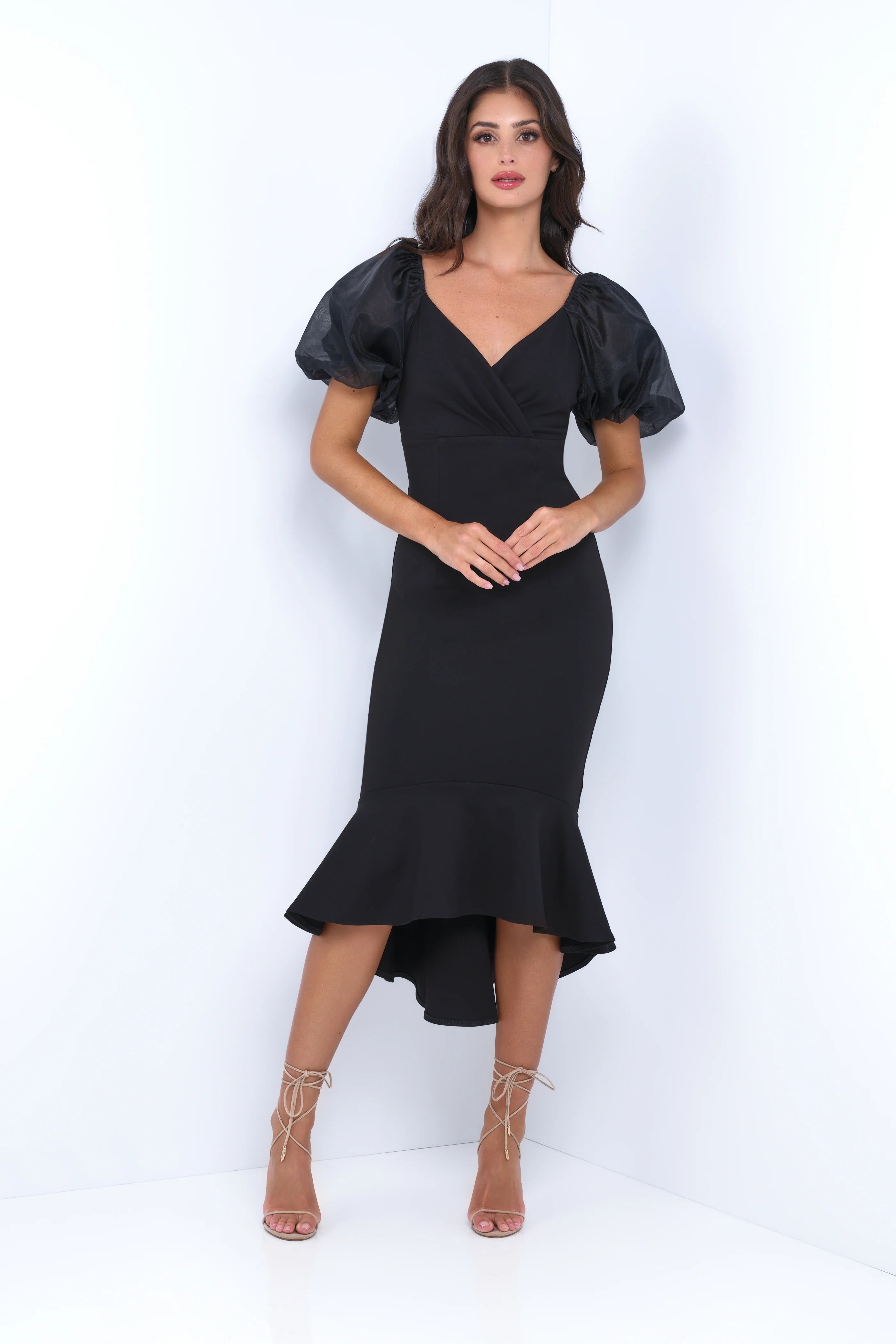 Diana Midi Dress Black