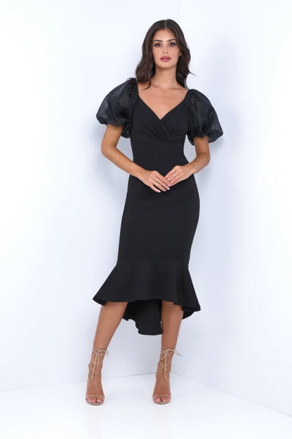 Diana Midi Dress Black