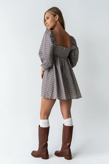 Wren Gingham Mini Dress