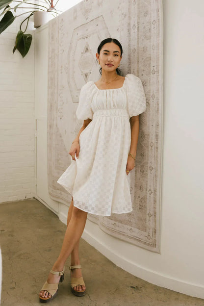 Easton Textured Midi Dress FINAL SALE