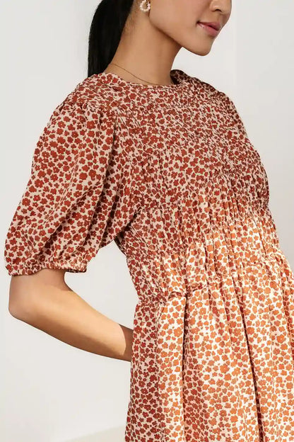 Shyla Floral Midi Dress FINAL SALE