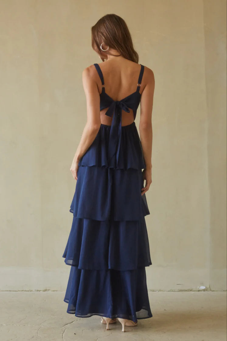 Clarke Ruffled Maxi Dress