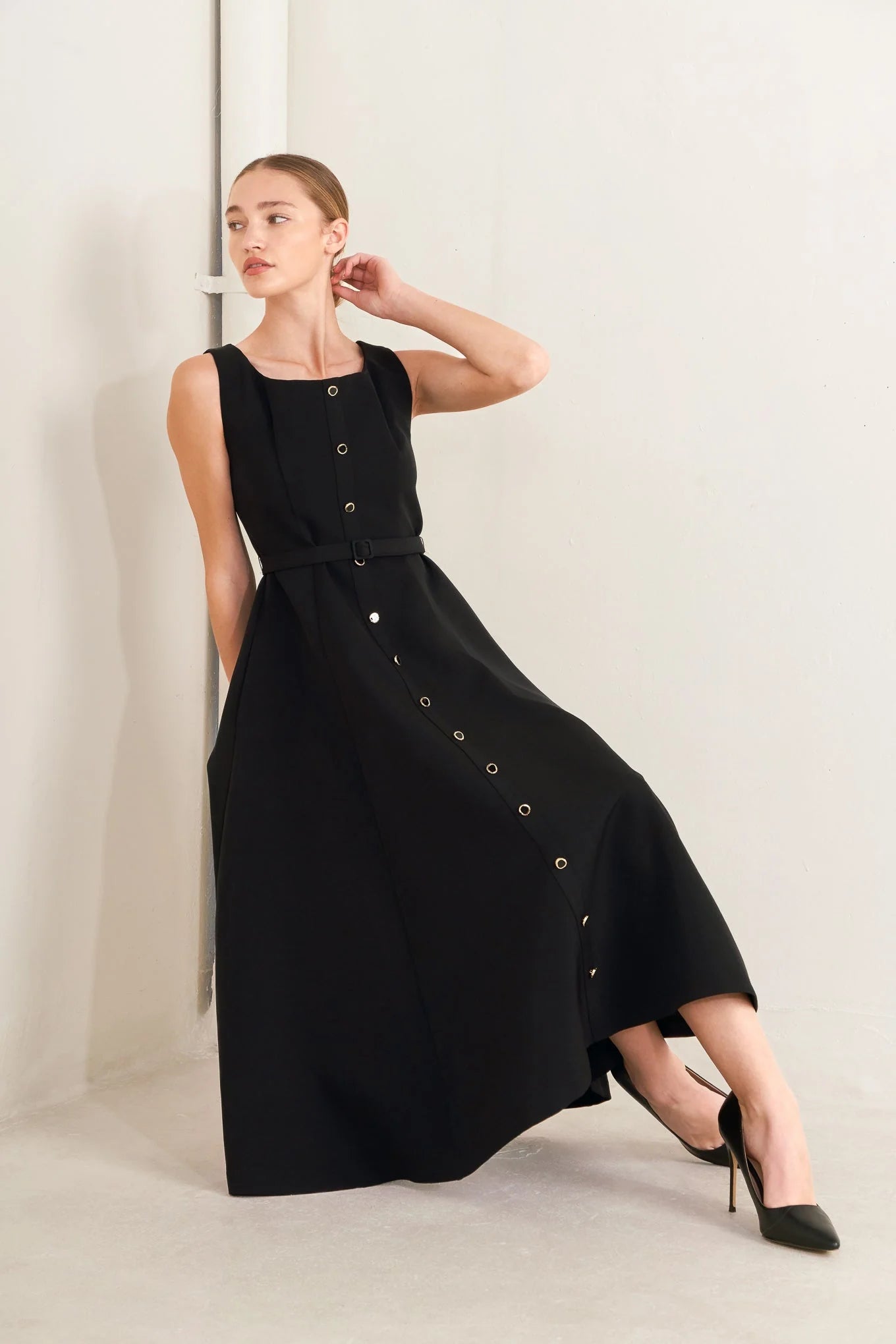 PARIS AFTER DARK MIDI DRESS FINAL SALE