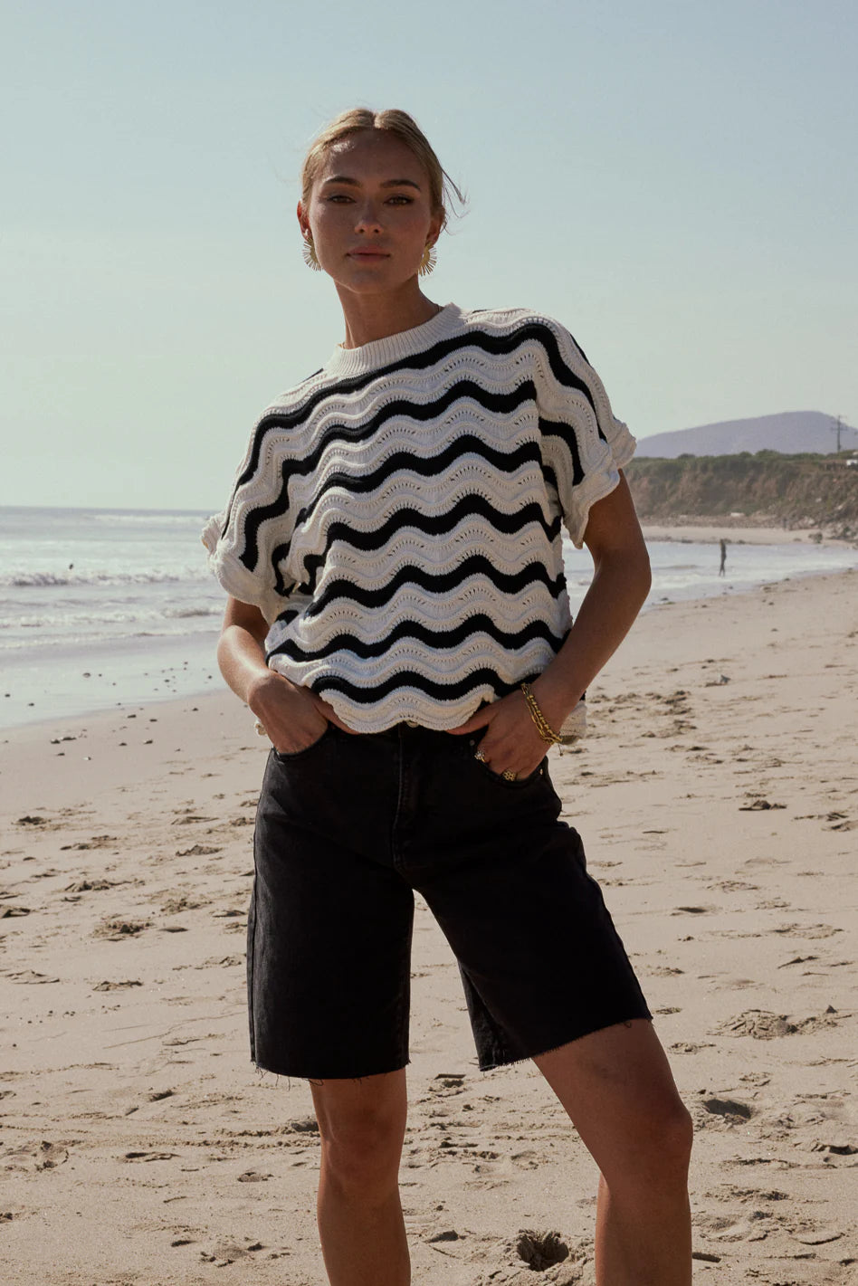 Marlene Wavy Sweater FINAL SALE