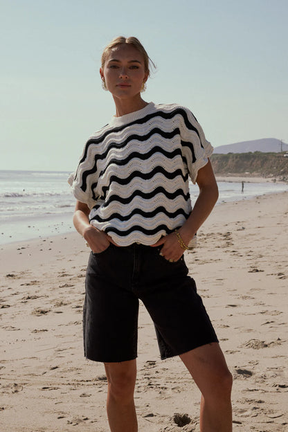 Marlene Wavy Sweater FINAL SALE