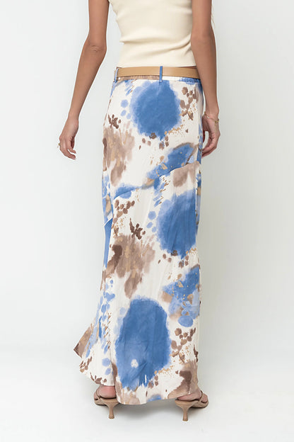 Jojo Watercolor Maxi Skirt