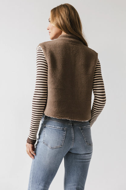 Maddox Reversible Sherpa Vest FINAL SALE