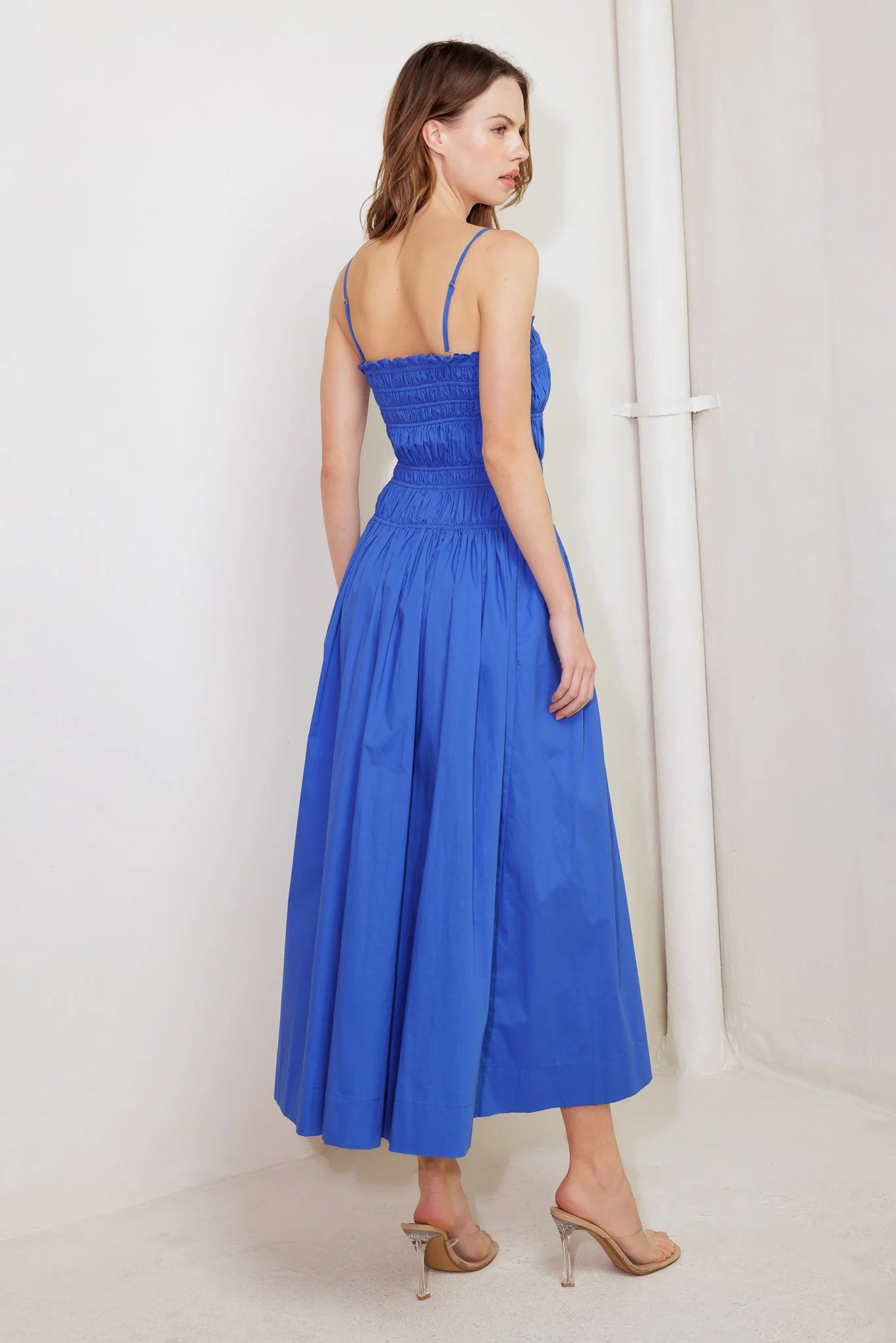 MOONLIGHT MIDI DRESS COBALT BLUE